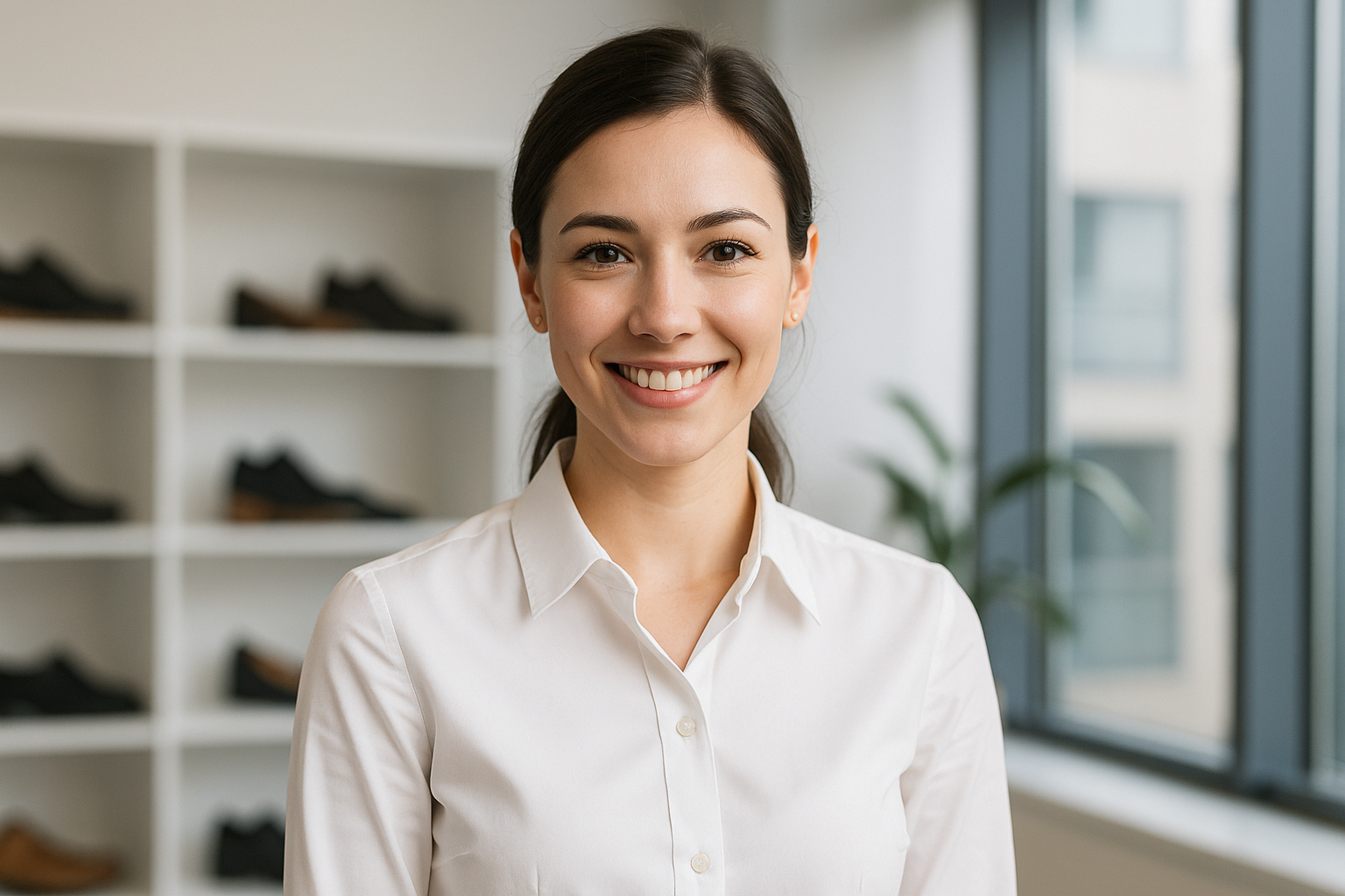 Professional businesswoman customer