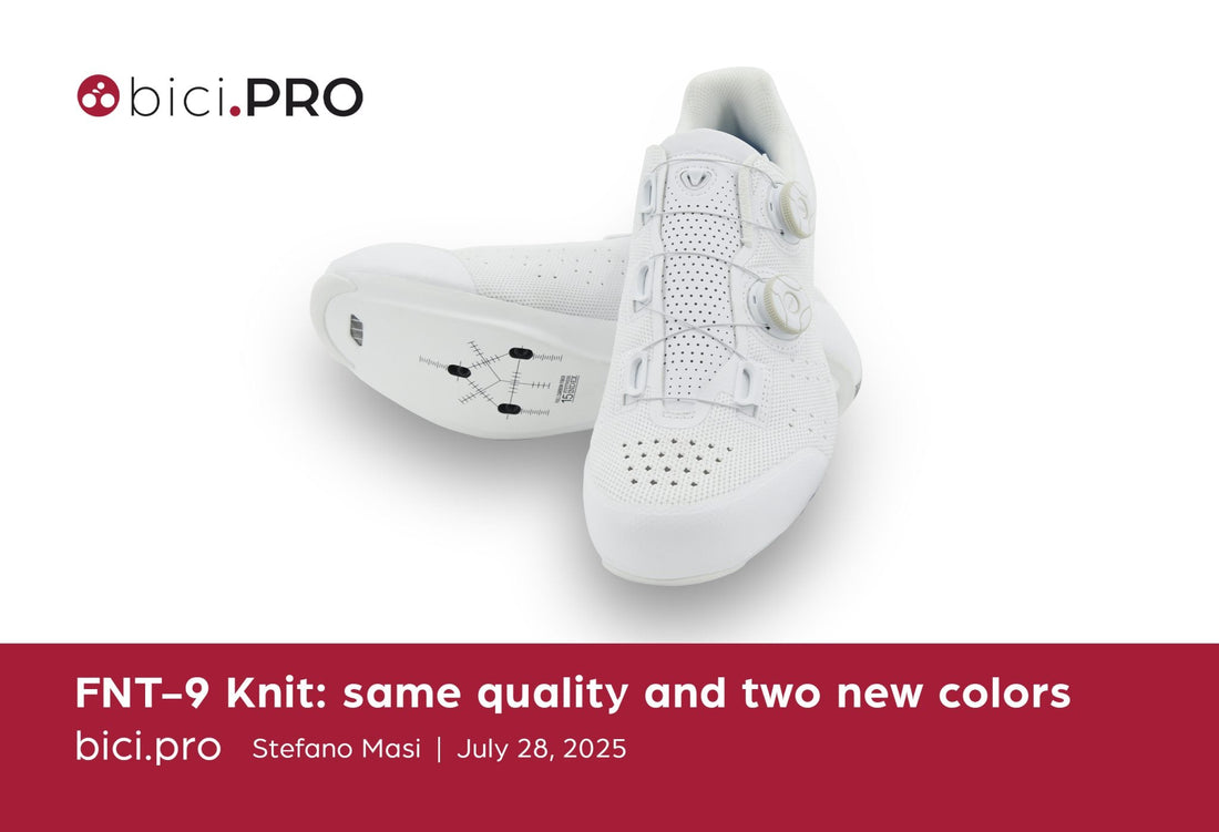 FNT-9 Knit: same quality and two new colors review and published by bici.pro – Stefano Masi